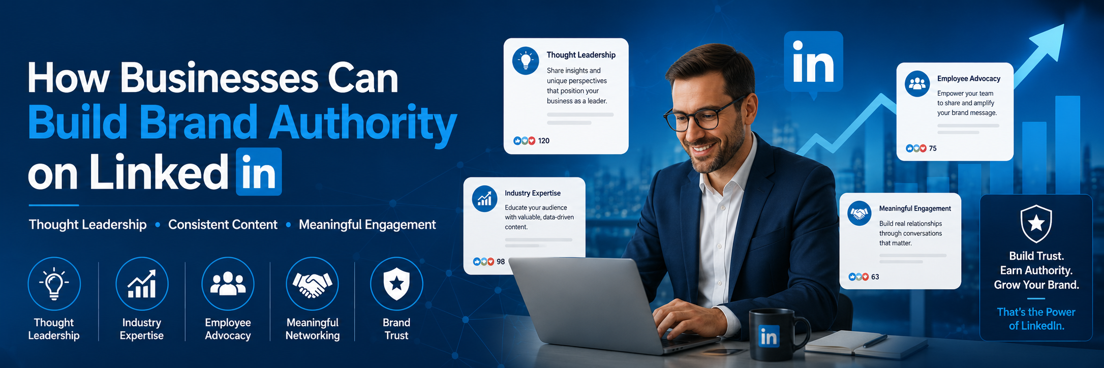 Read more about the article How Businesses Can Build Brand Authority on LinkedIn