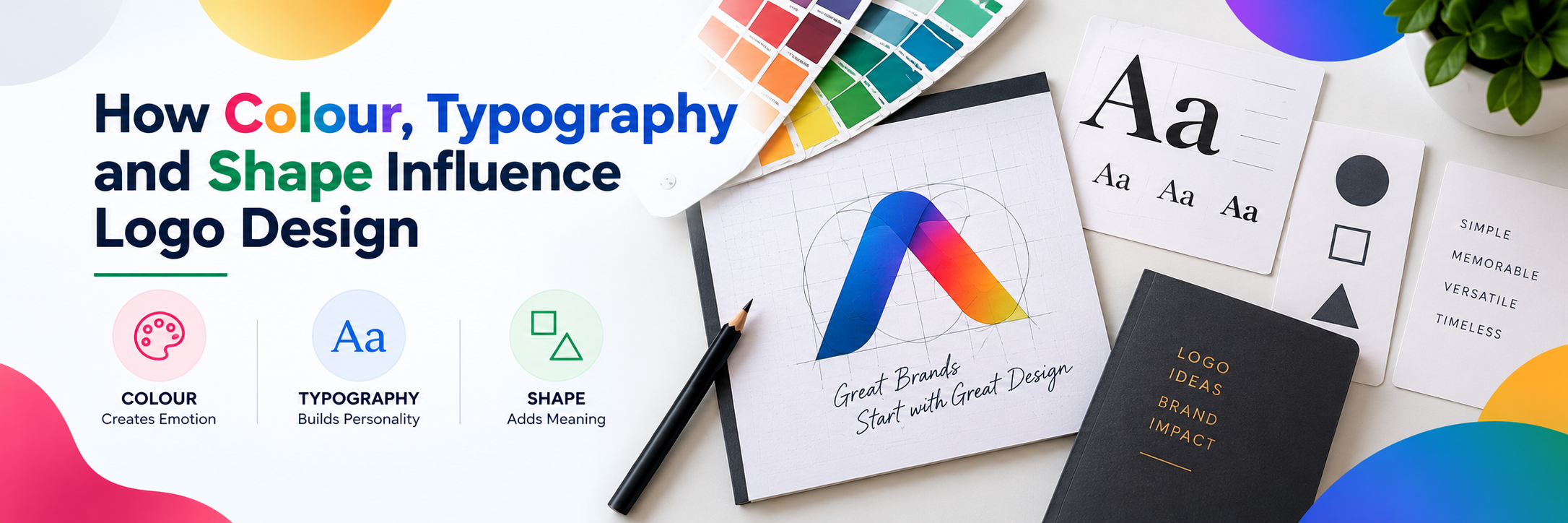Read more about the article How Colour, Typography and Shape Influence Logo Design