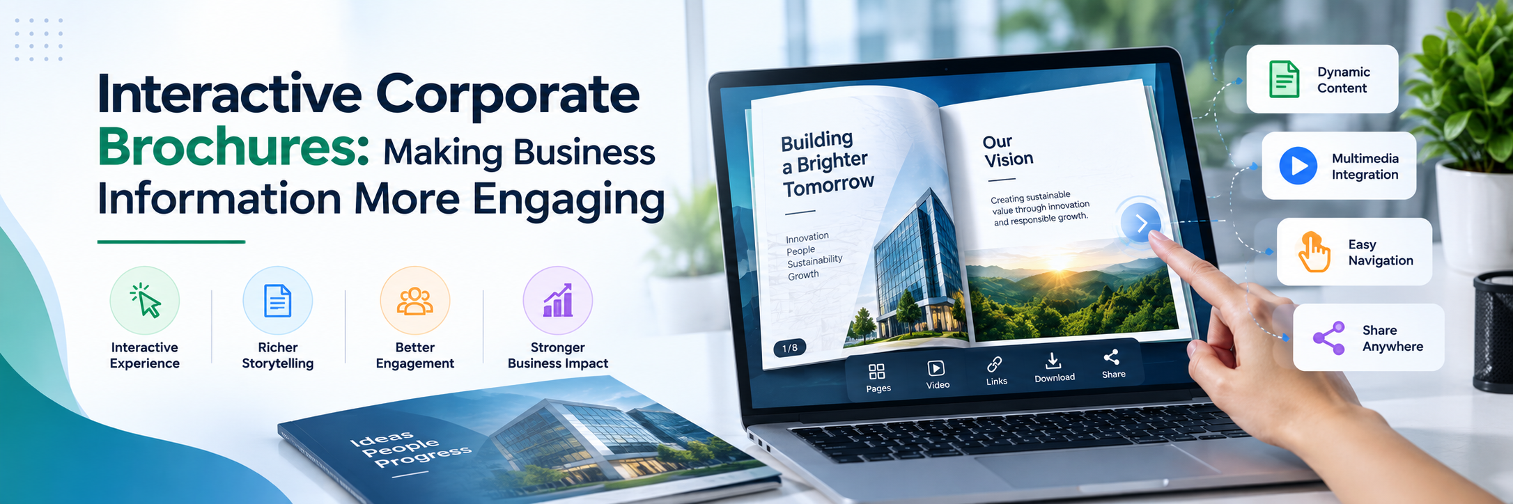 Read more about the article Interactive Corporate Brochures: Making Business Information More Engaging
